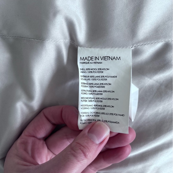 Club Monaco Daylina Wool Trench Coat - Perfect for Early Spring - Size Small - Picture 4 of 16